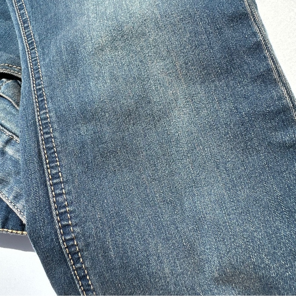 NWOT Free People Skinny Straight Leg Blue Denim Jeans - Picture 12 of 12